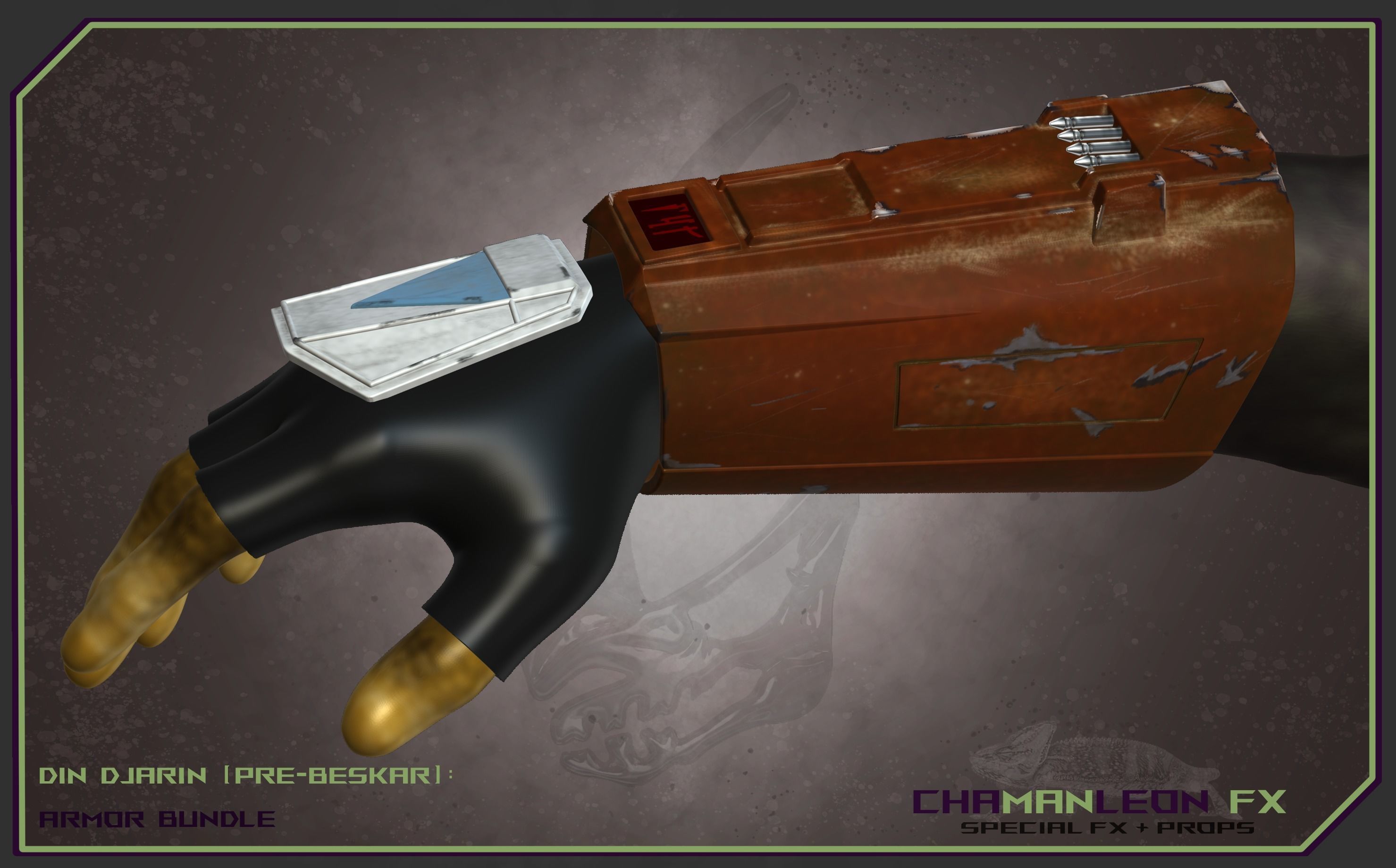 Din Djarin Mandalorian Pre-Beskar Armor Bundle Cosplay 3D print model_6