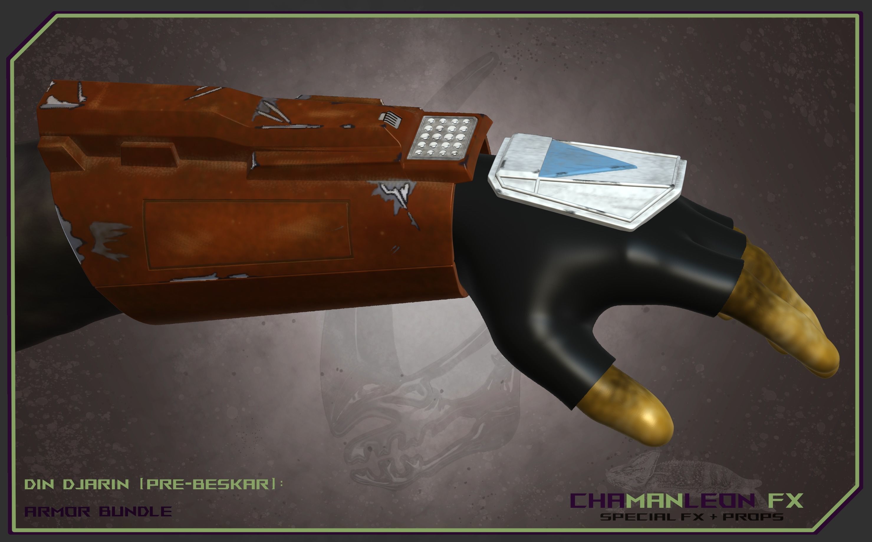 Din Djarin Mandalorian Pre-Beskar Armor Bundle Cosplay 3D print model_7