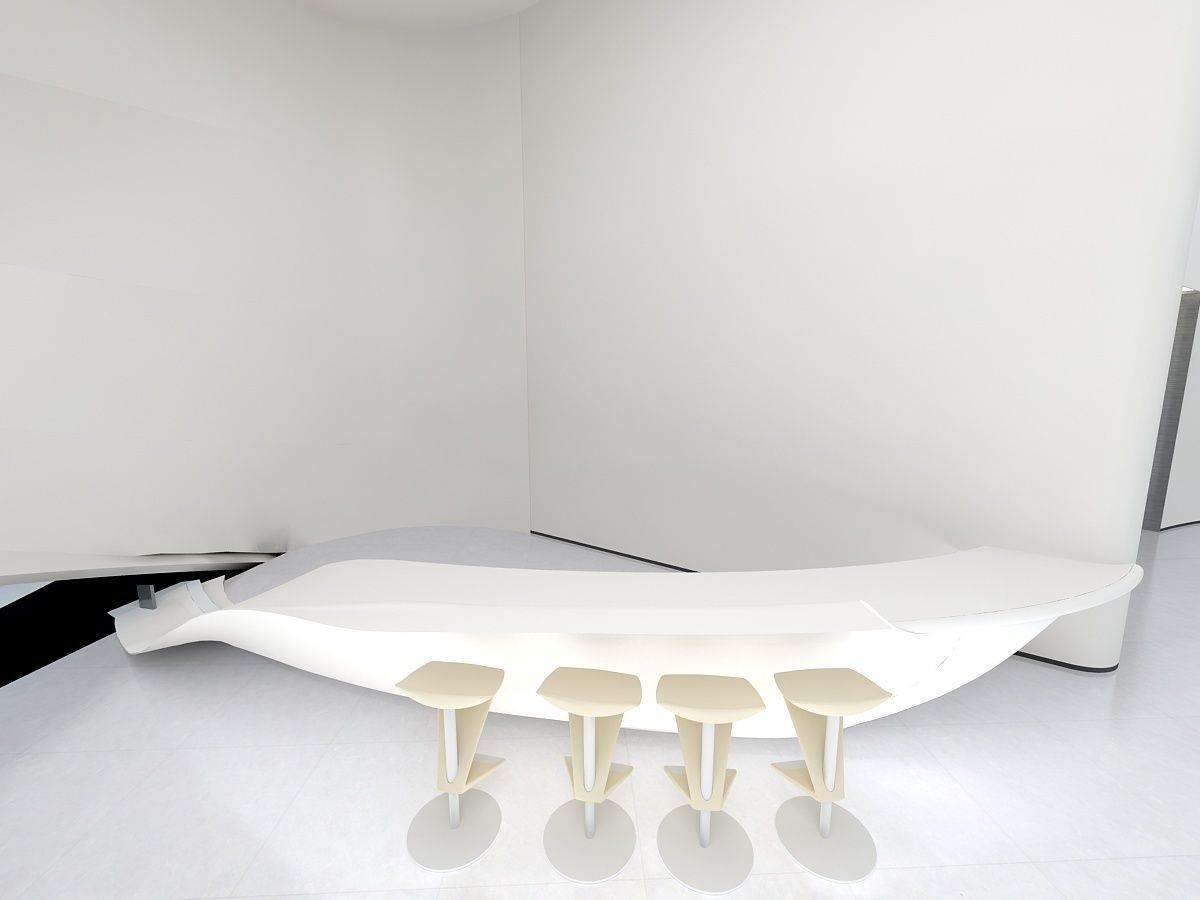 Hall of Shopping Mall 3D model_13