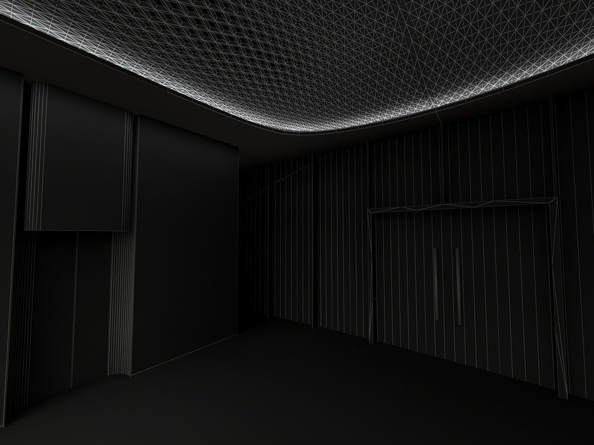 Hall of Shopping Mall 3D model_18