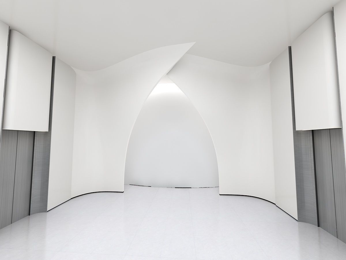 Hall of Shopping Mall 3D model_9