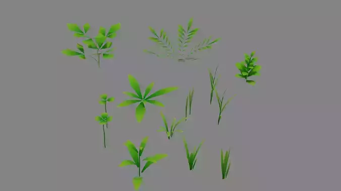 Grass plants