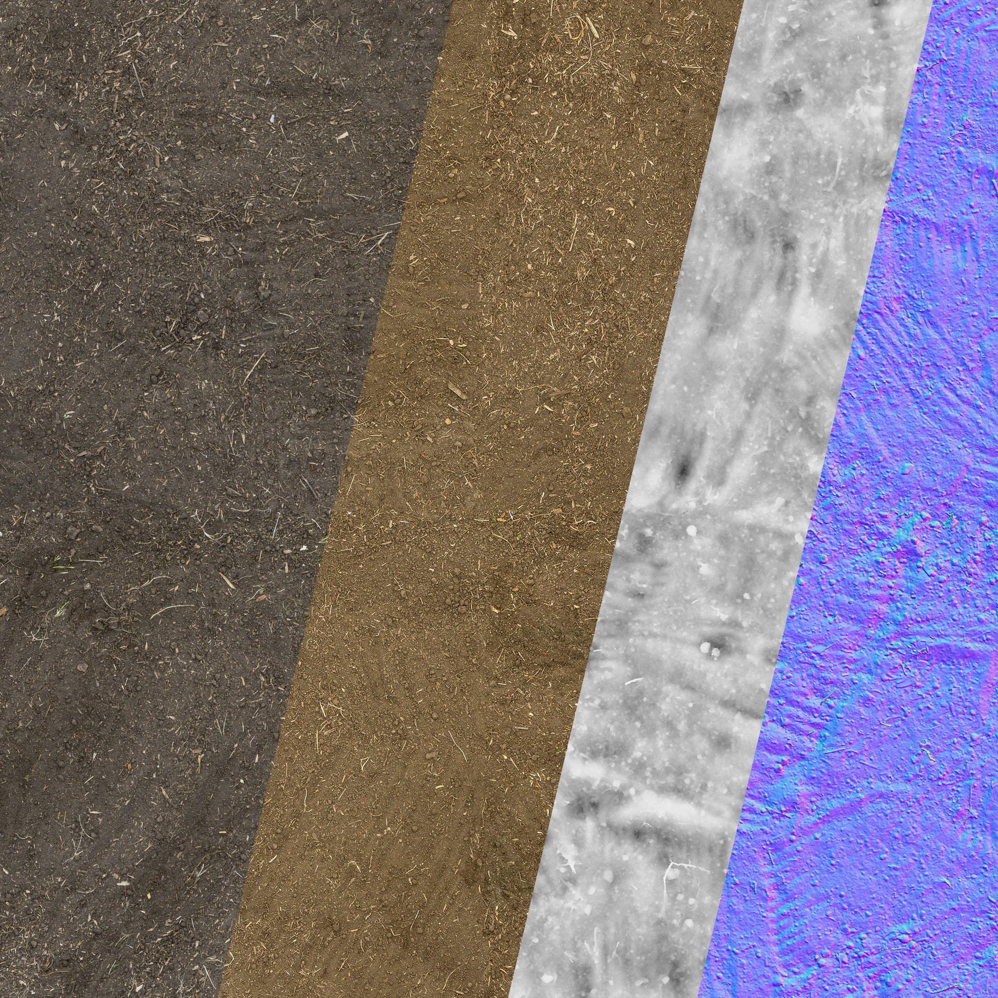 Loose soil material 03 3D model_15