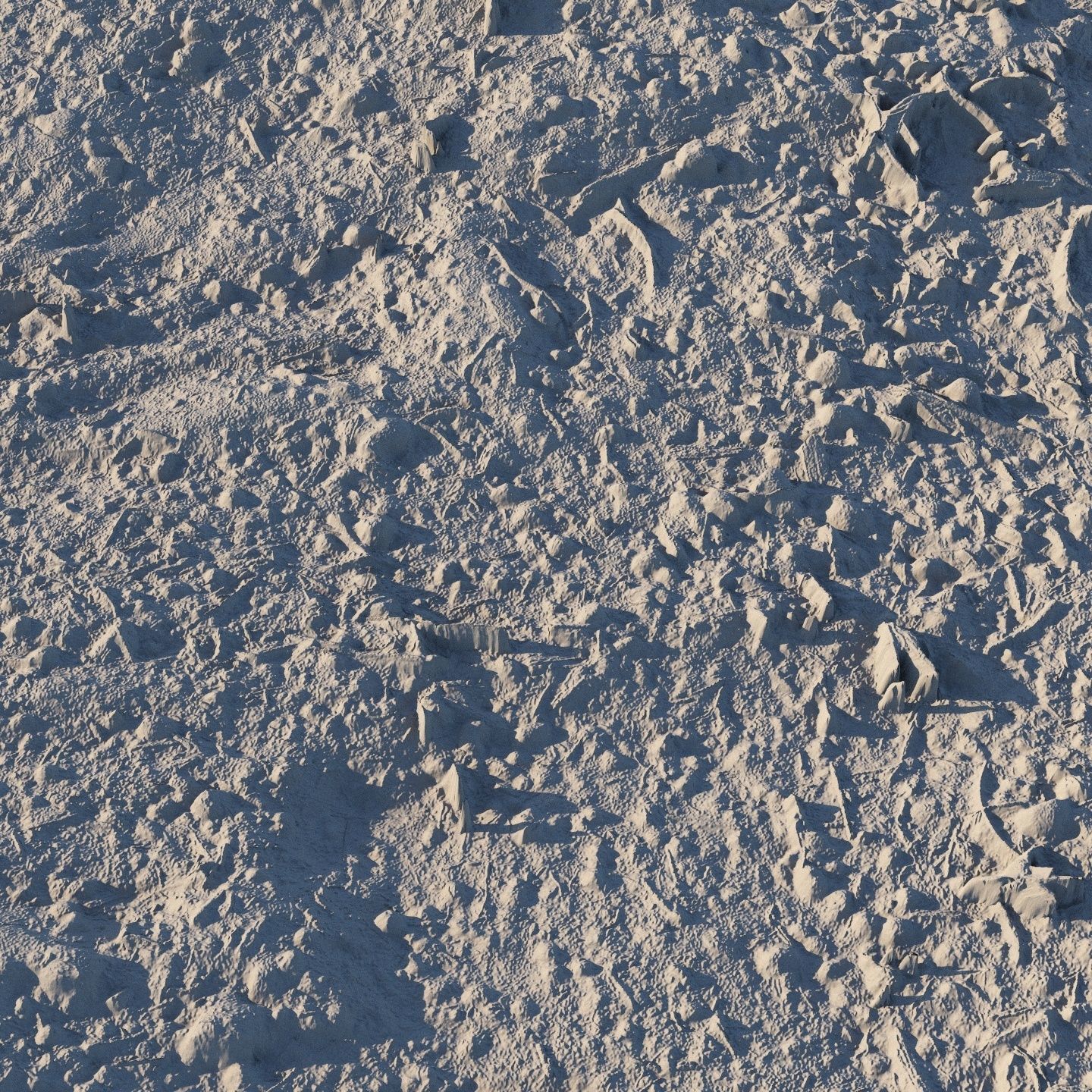 Loose soil material 03 3D model_14