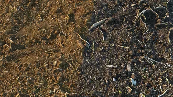 Loose soil material 03 3D model