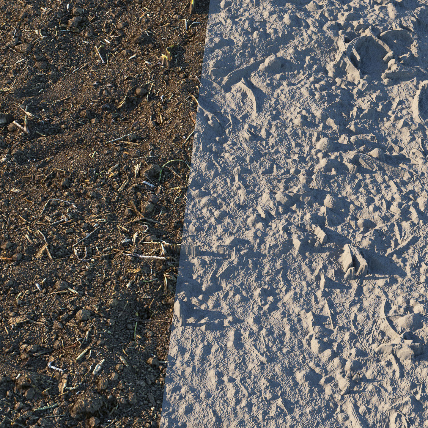 Loose soil material 03 3D model_13