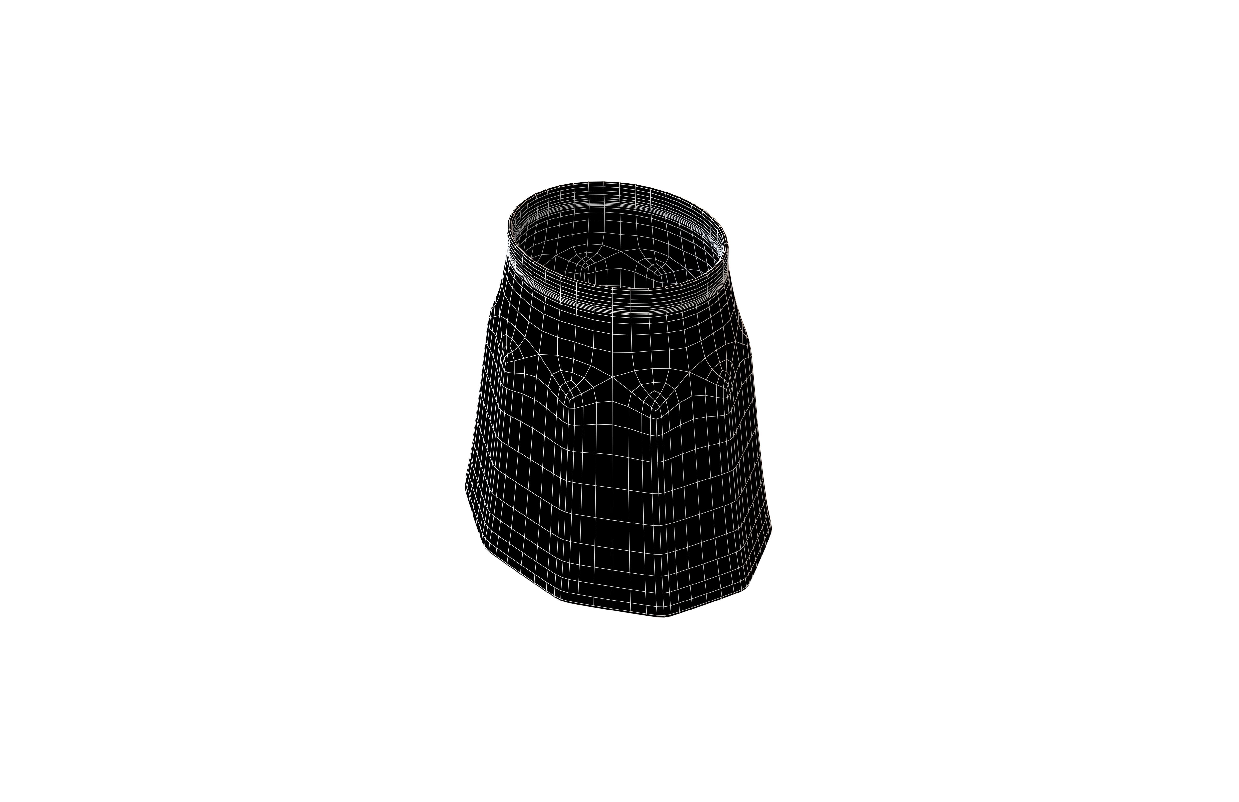 Skirt v1 001 Low-poly 3D model_6