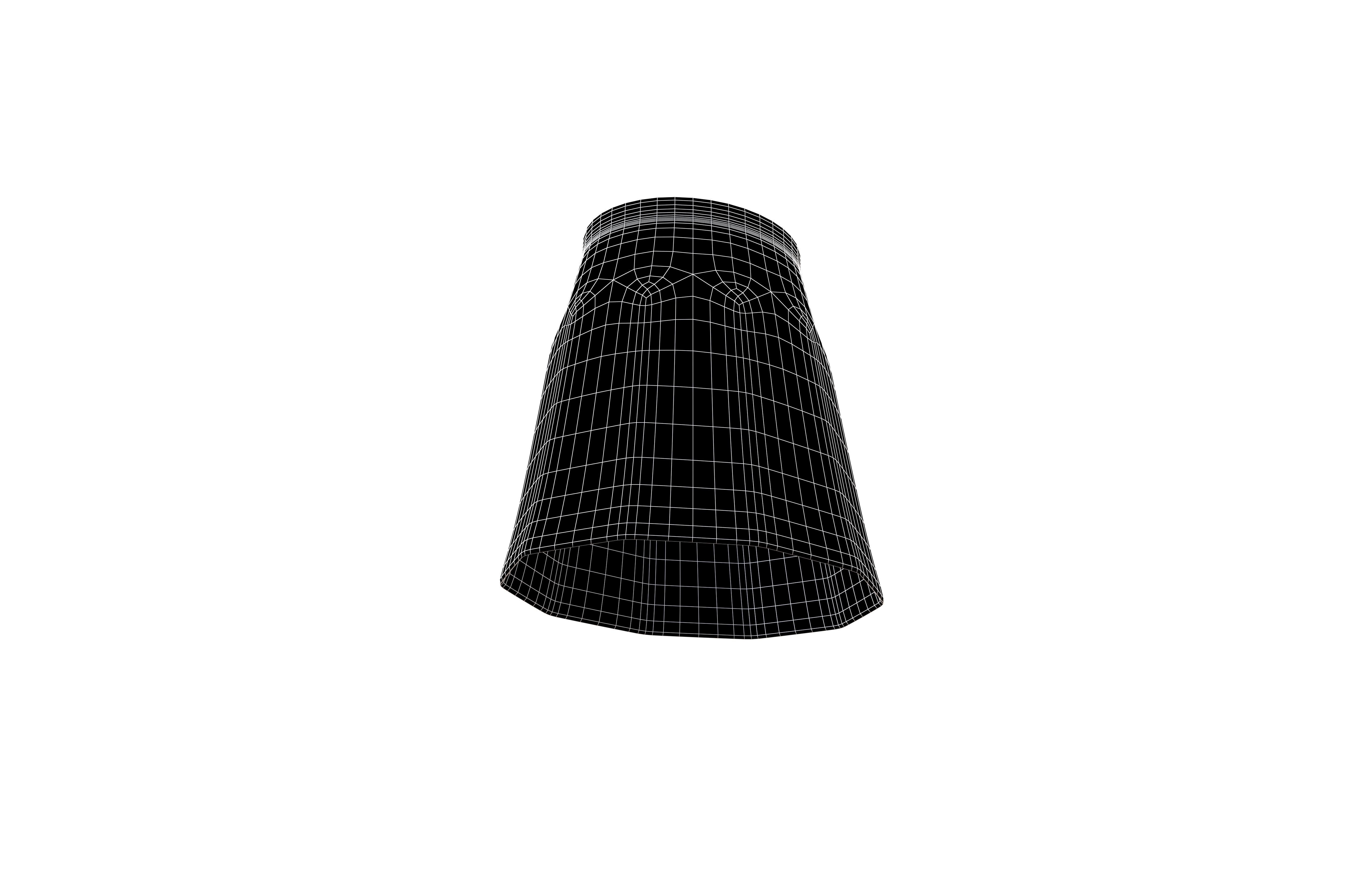 Skirt v1 001 Low-poly 3D model_7