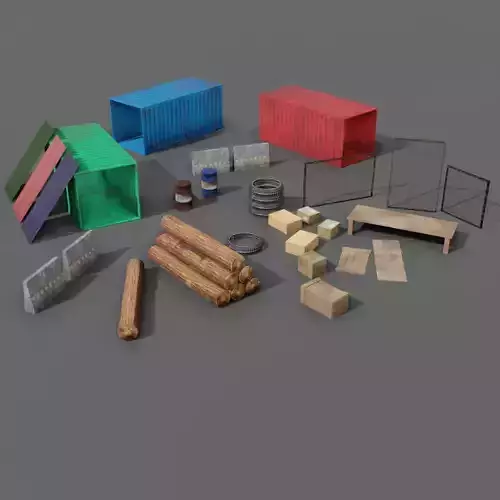 FPS Game Assets - Game Ready - PBR