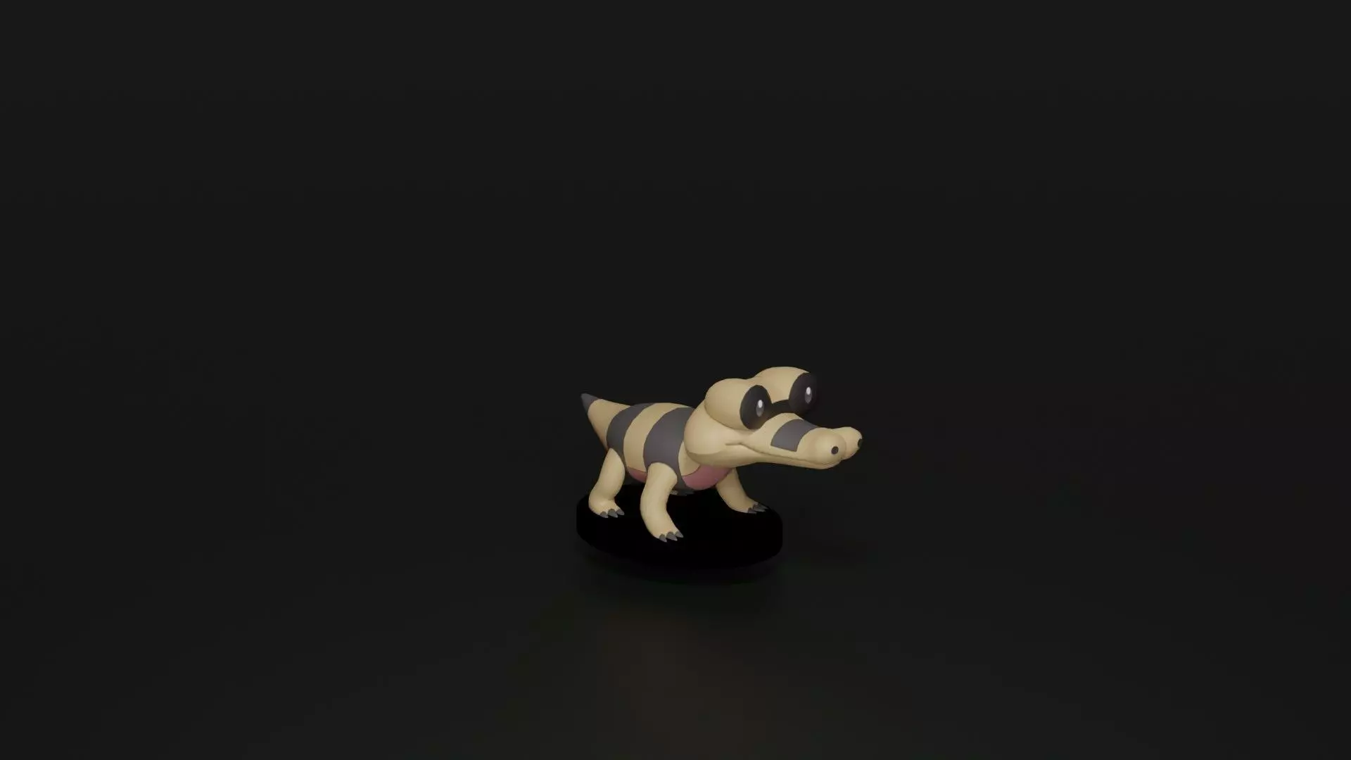 POKEMON SANDILE 3D print model