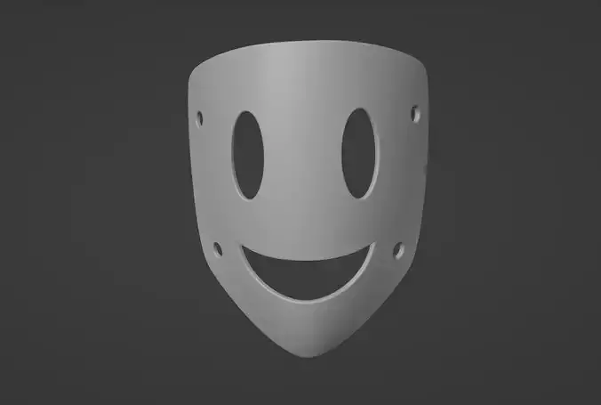 Yayoi Kusakabe Smile Mask 3D Model