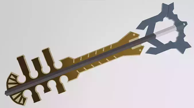 Terra End of Earth Keyblade 3D Model Kingdom Hearts