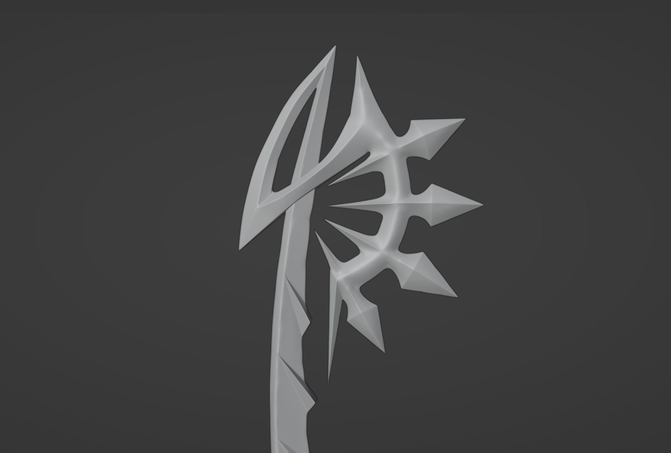 Roxas Two Become One 3D Model Kingdom Hearts 3D print model_5