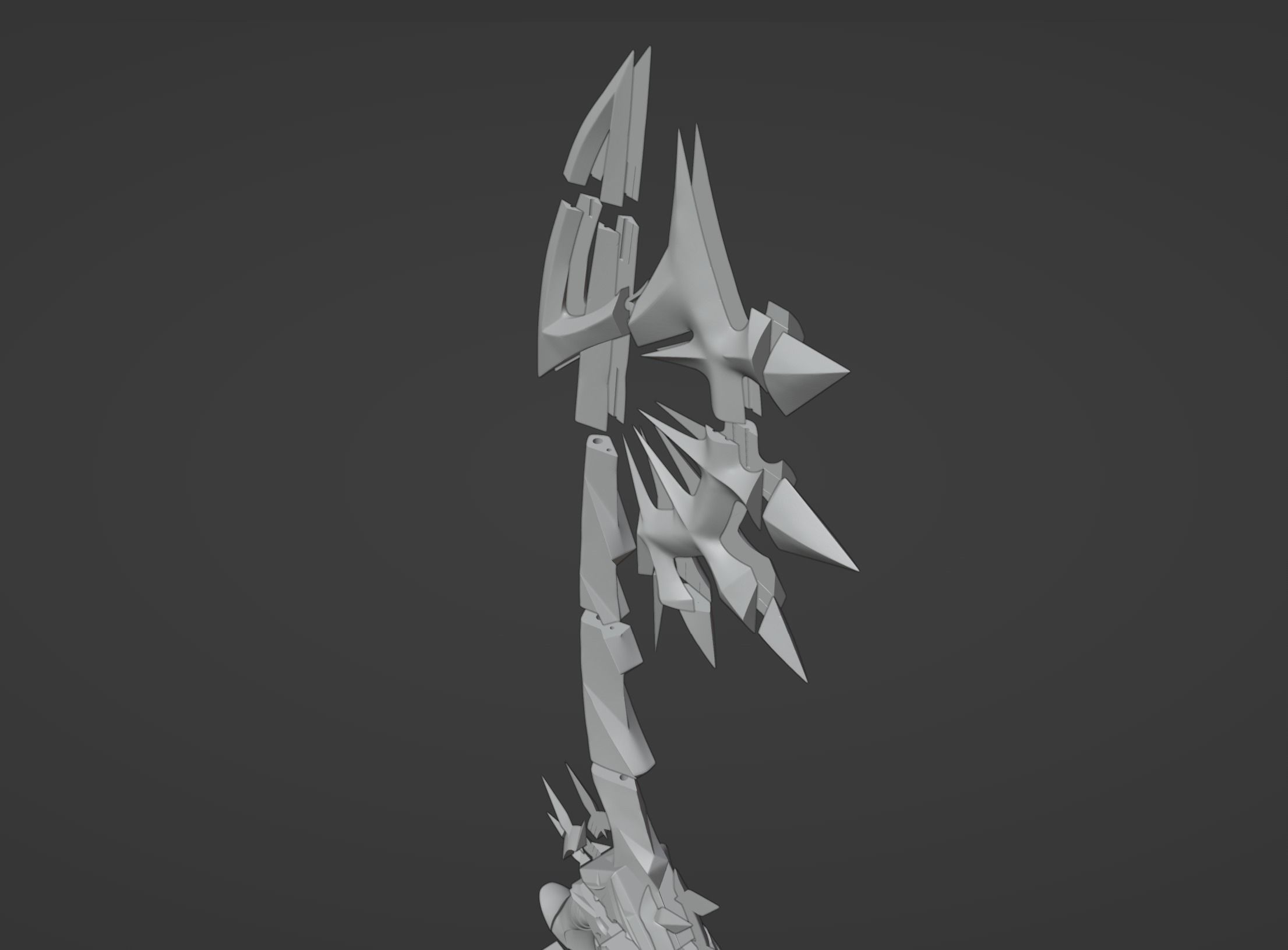 Roxas Two Become One 3D Model Kingdom Hearts 3D print model_10