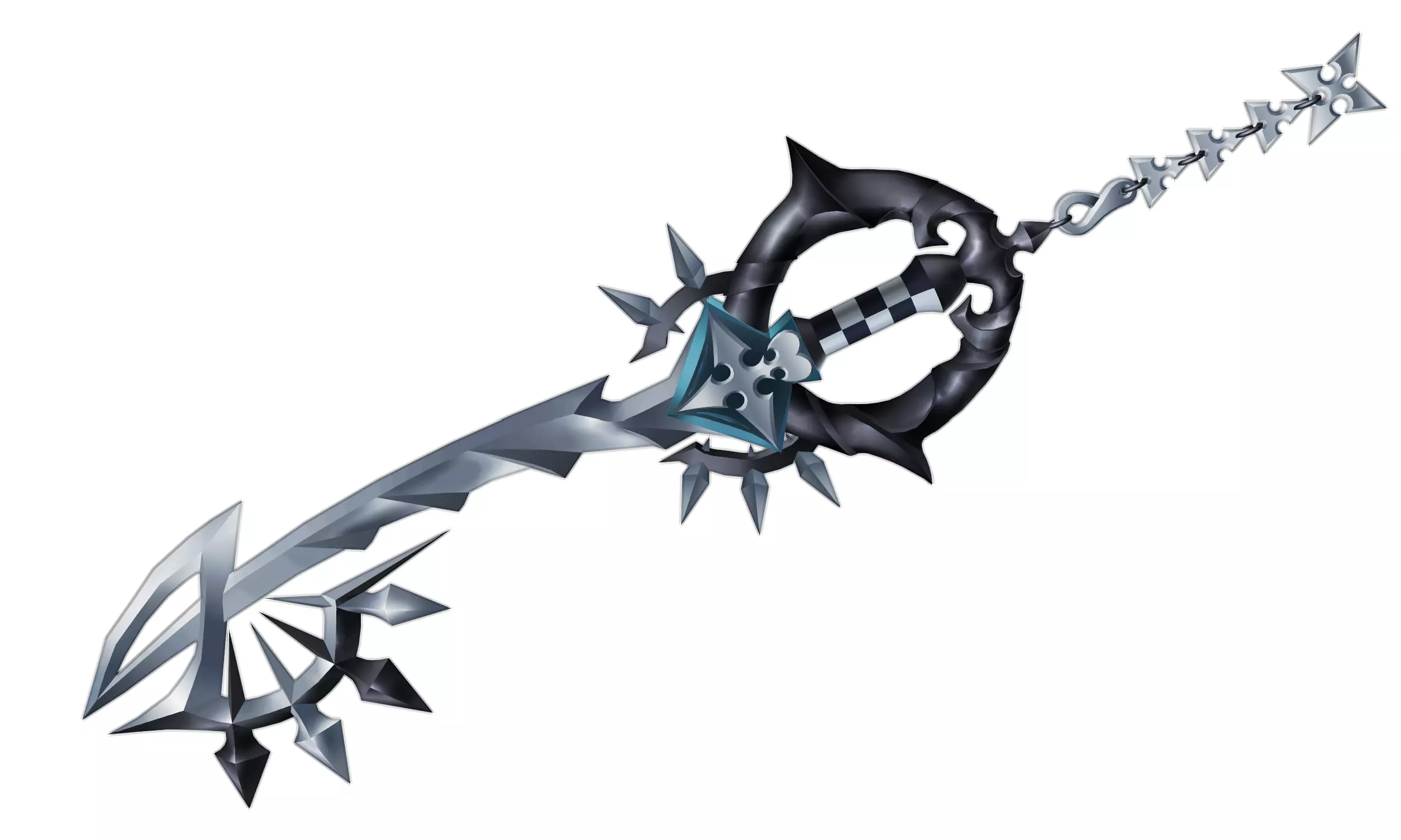 Roxas Two Become One 3D Model Kingdom Hearts 3D print model_0