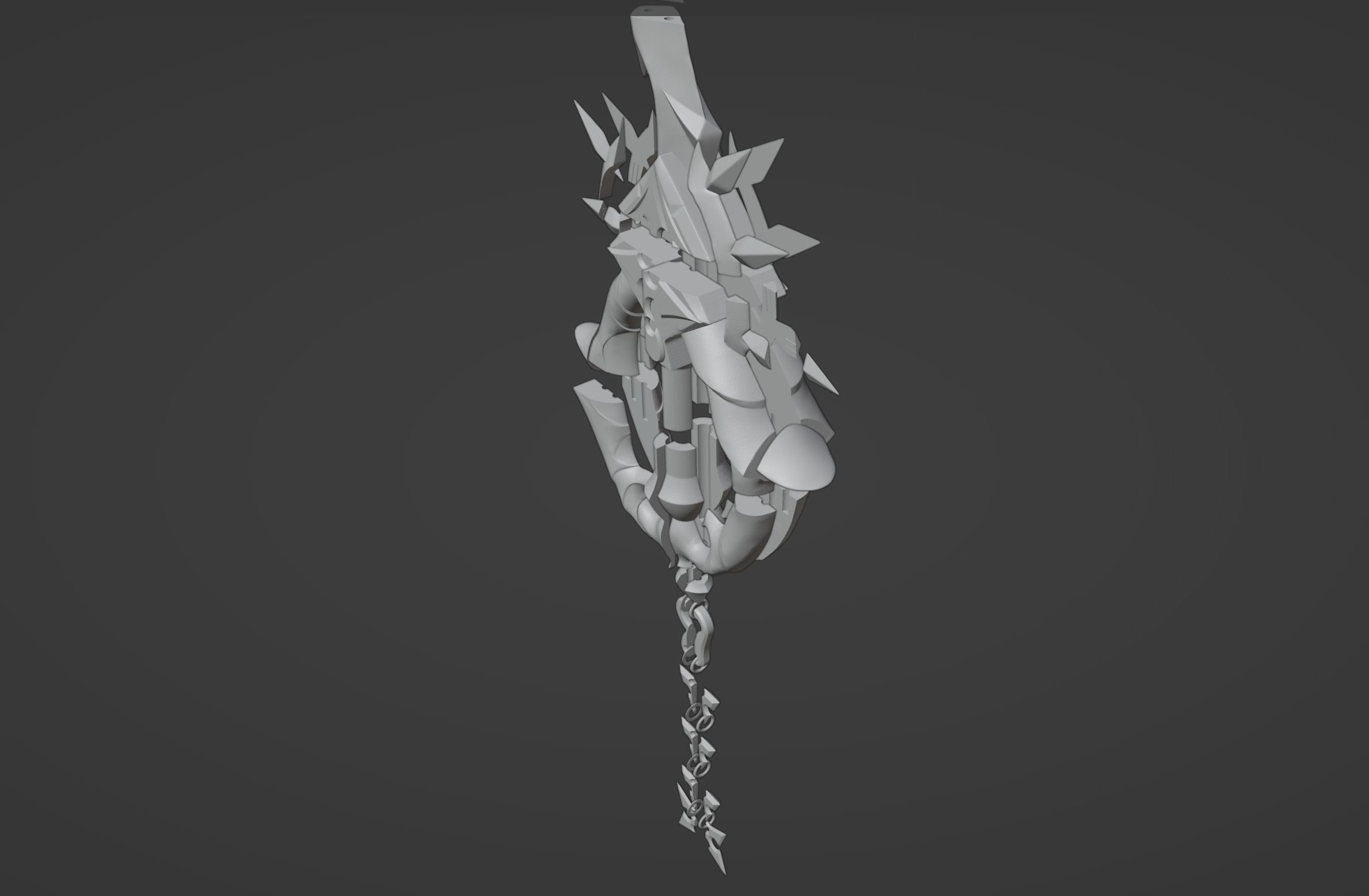 Roxas Two Become One 3D Model Kingdom Hearts 3D print model_11