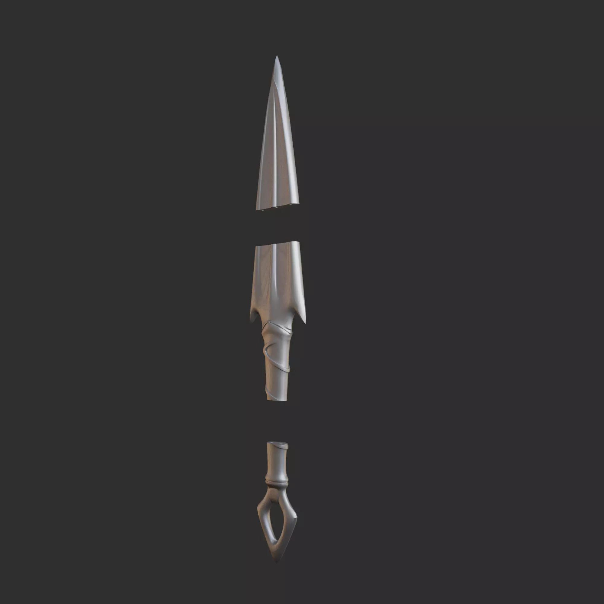 Akali Kunai 3D Model League of Legends 3D print model_0