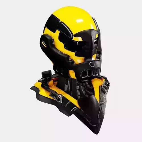 robat 3 beetle helmet 3D model