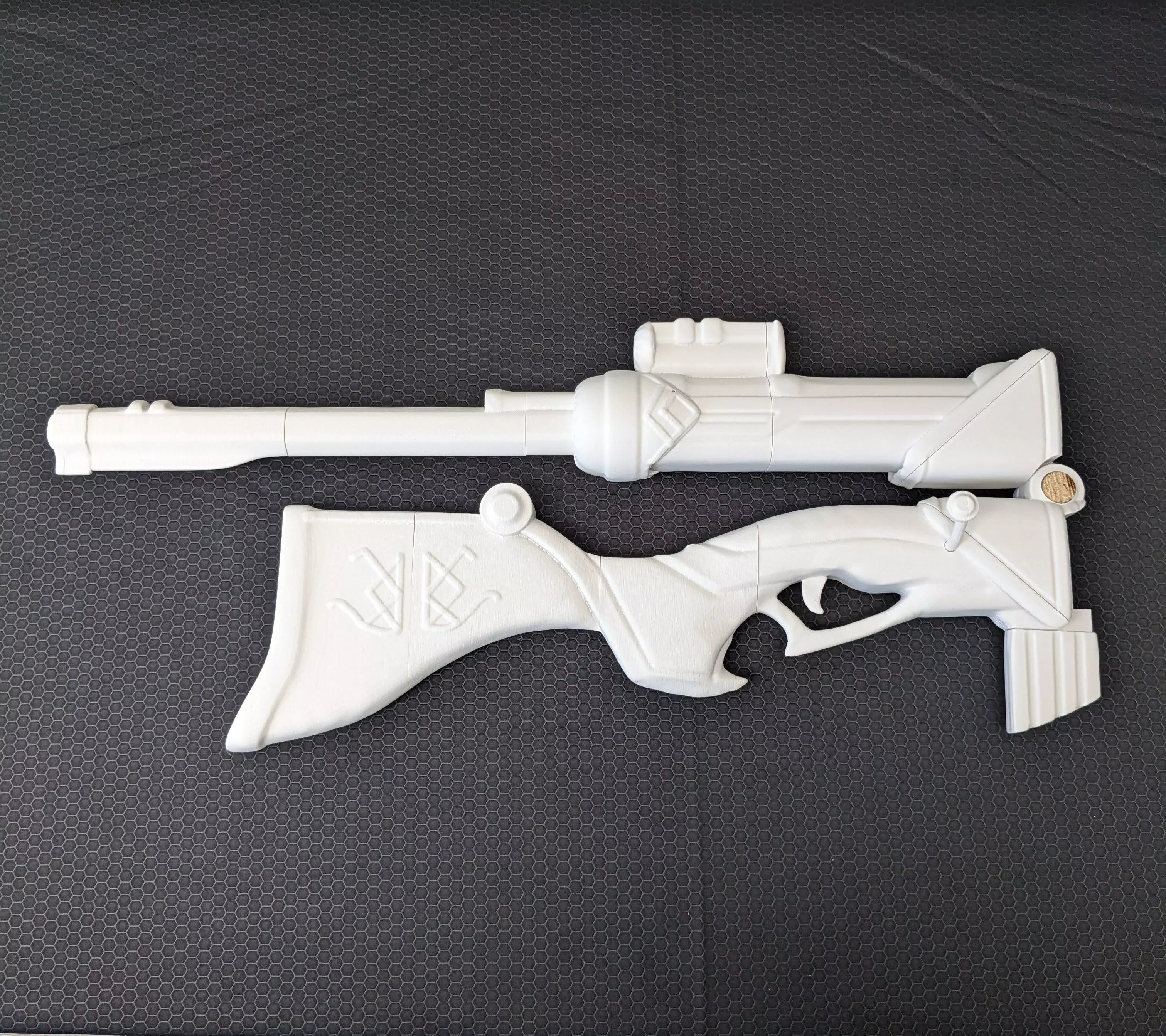 Caitlyn Arcane Shotgun Gun 3D Model League of Legends 3D print model