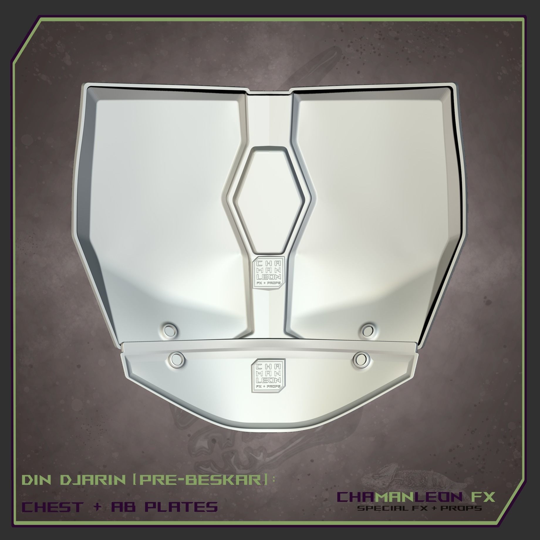 Din Djarin Mandalorian Pre-Beskar Chest and Ab Armor Cosplay 3D print model_11