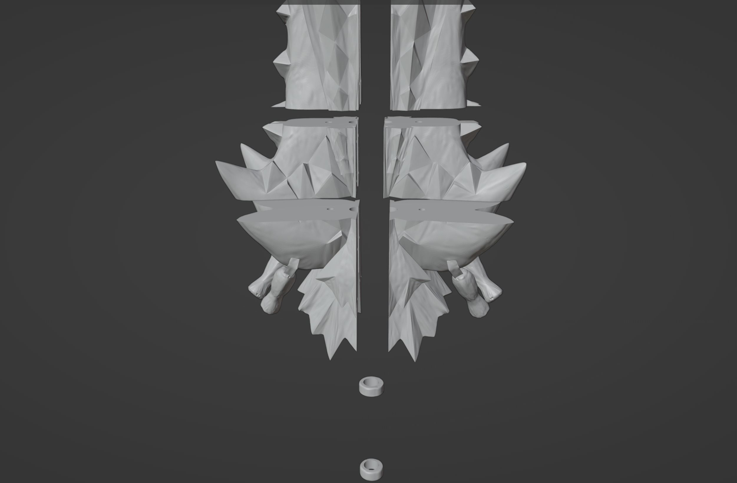 Monster Hunter Usurpers Storm 3D Model 3D print model_4