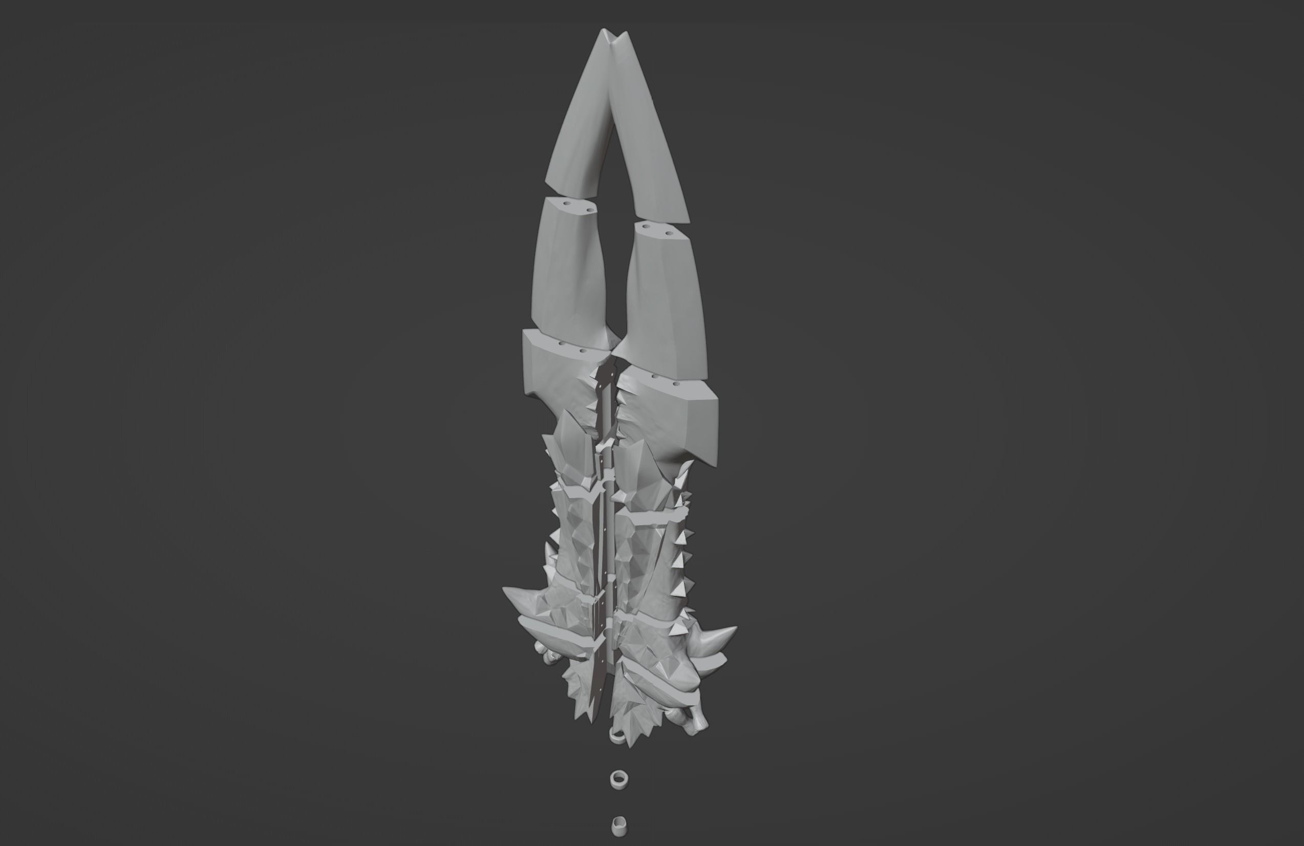 Monster Hunter Usurpers Storm 3D Model 3D print model_3