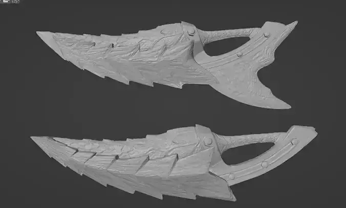 Monster Hunter Usurpers Fulgur 3D Model Cosplay