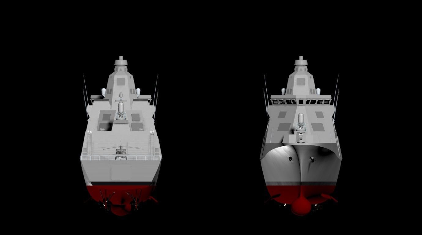 Turkish TF2000 destroyer 3D model_1