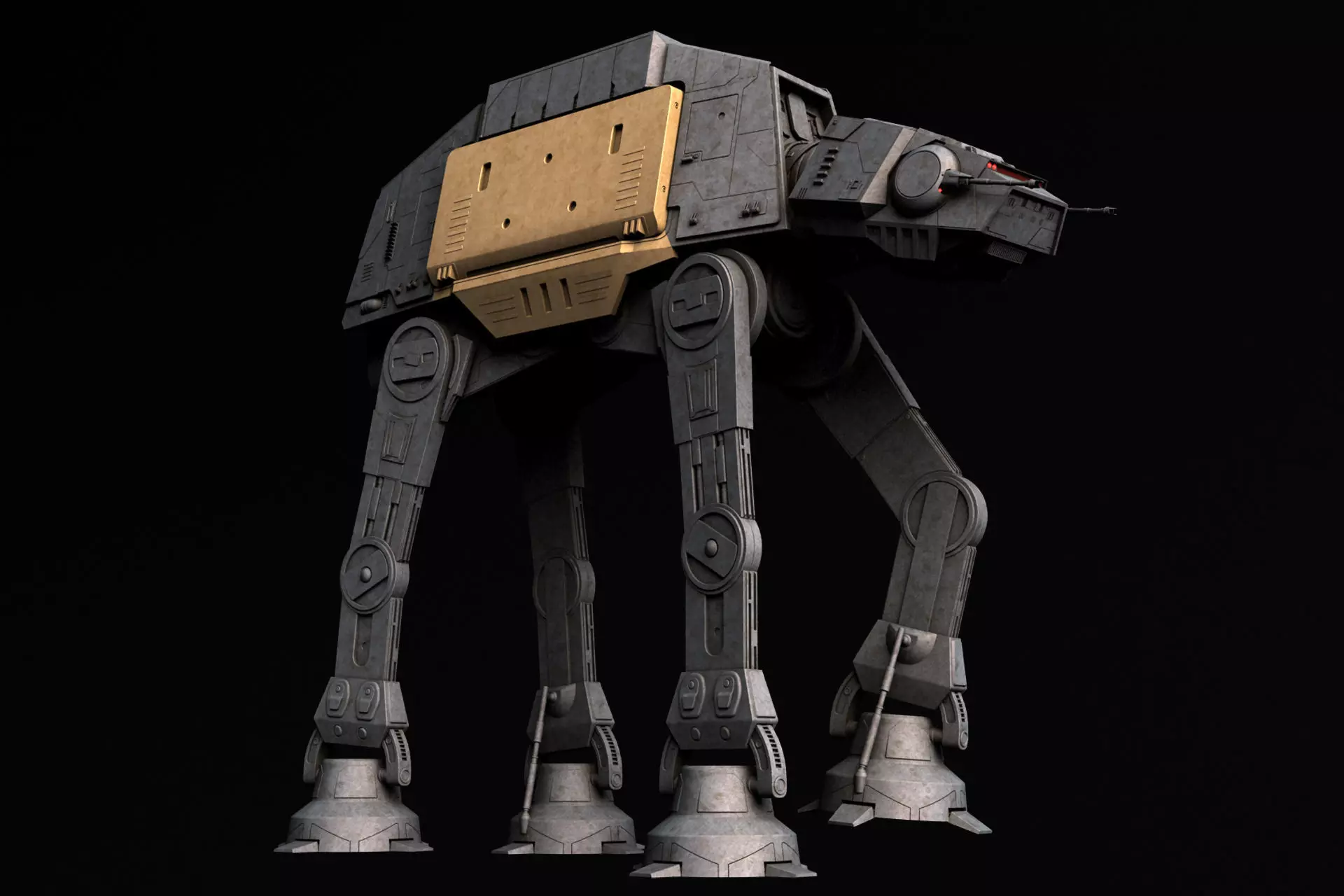 AT-ACT Walker - Star Wars 3D model_0