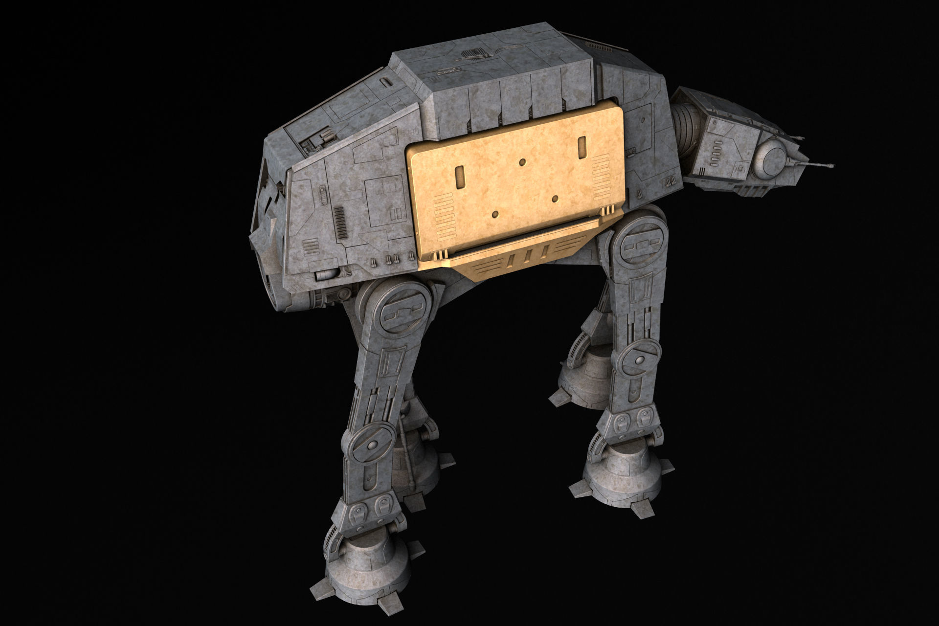 AT-ACT Walker - Star Wars 3D model_1
