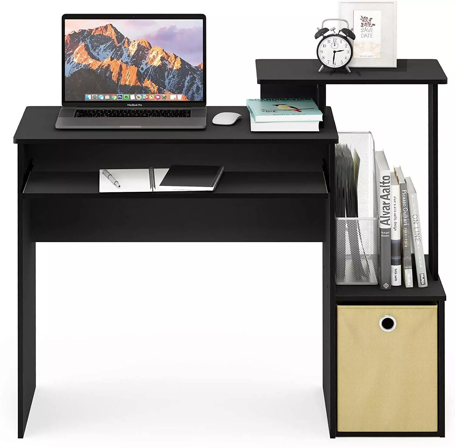 MULTIPURPOSE HOME OFFICE COMPUTER WRITING DESK Low-poly 3D model_0