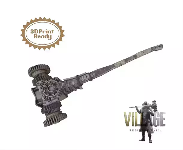 Karl Heisenberg Hammer 3D Model - Resident Evil 8 Cosplay 3D print model