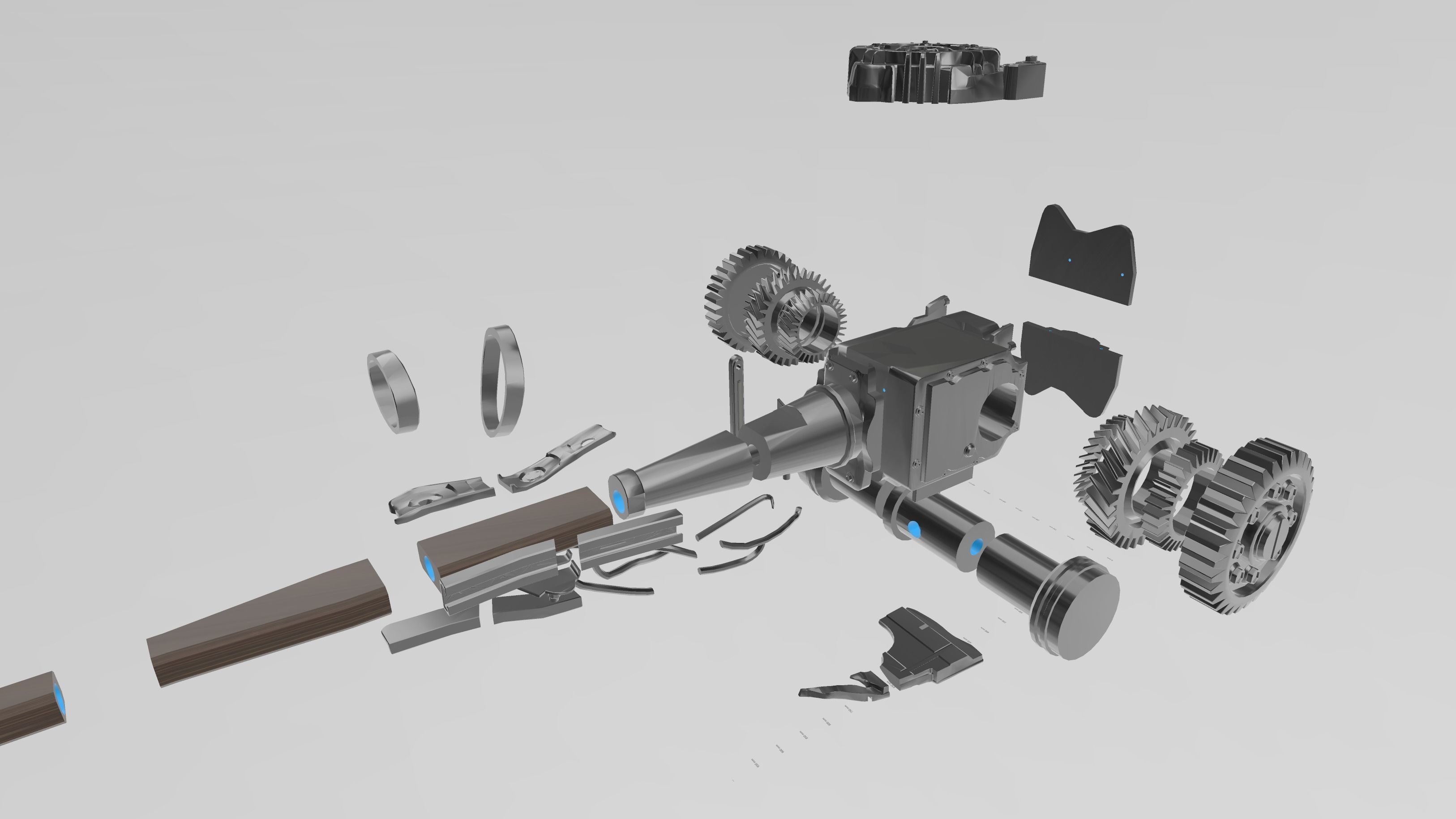 Karl Heisenberg Hammer 3D Model - Resident Evil 8 Cosplay 3D print model_2