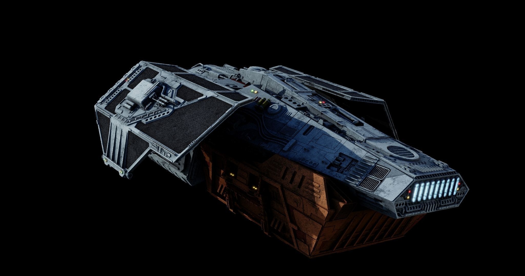 Can cell class Heavy Transport - Star Wars 3D model_6