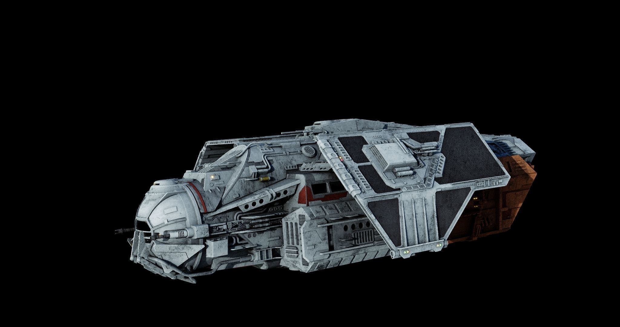 Can cell class Heavy Transport - Star Wars 3D model_4