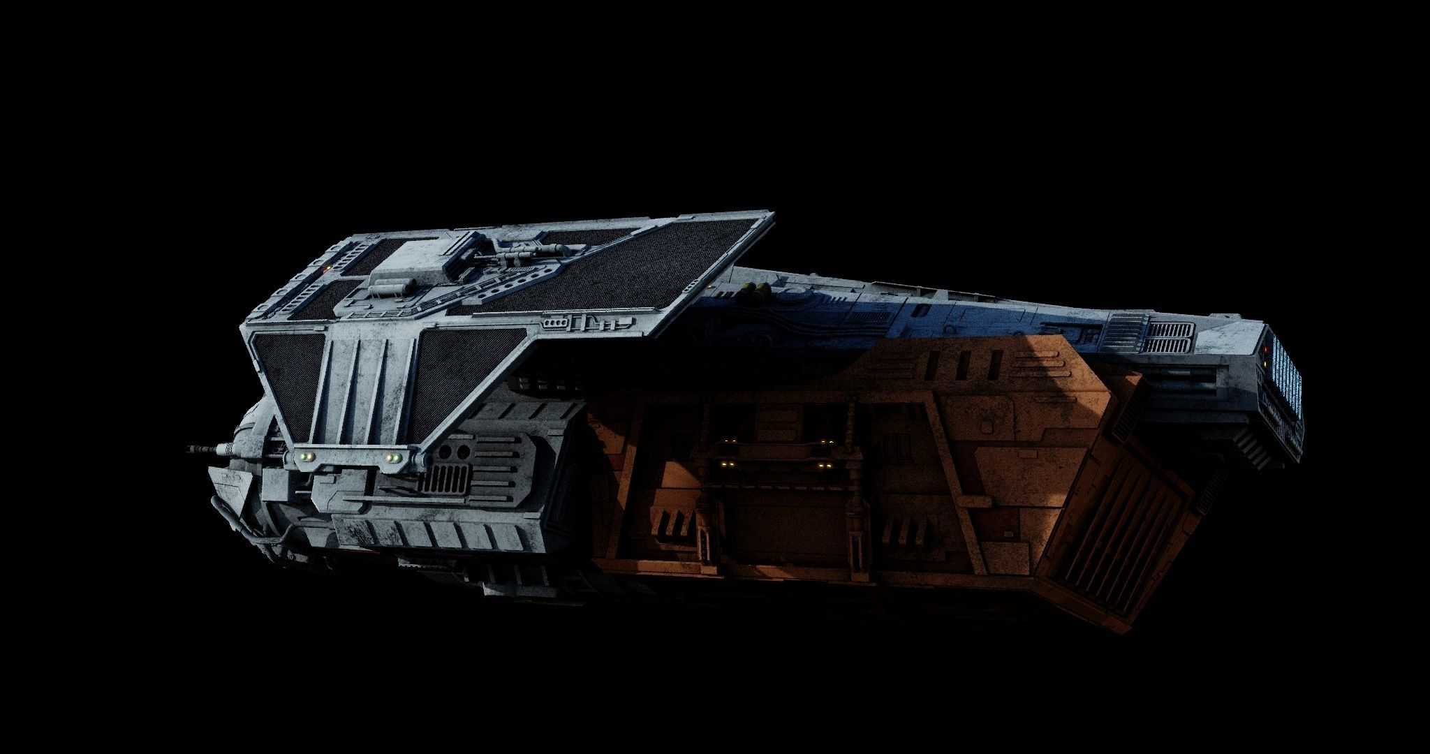 Can cell class Heavy Transport - Star Wars 3D model_5