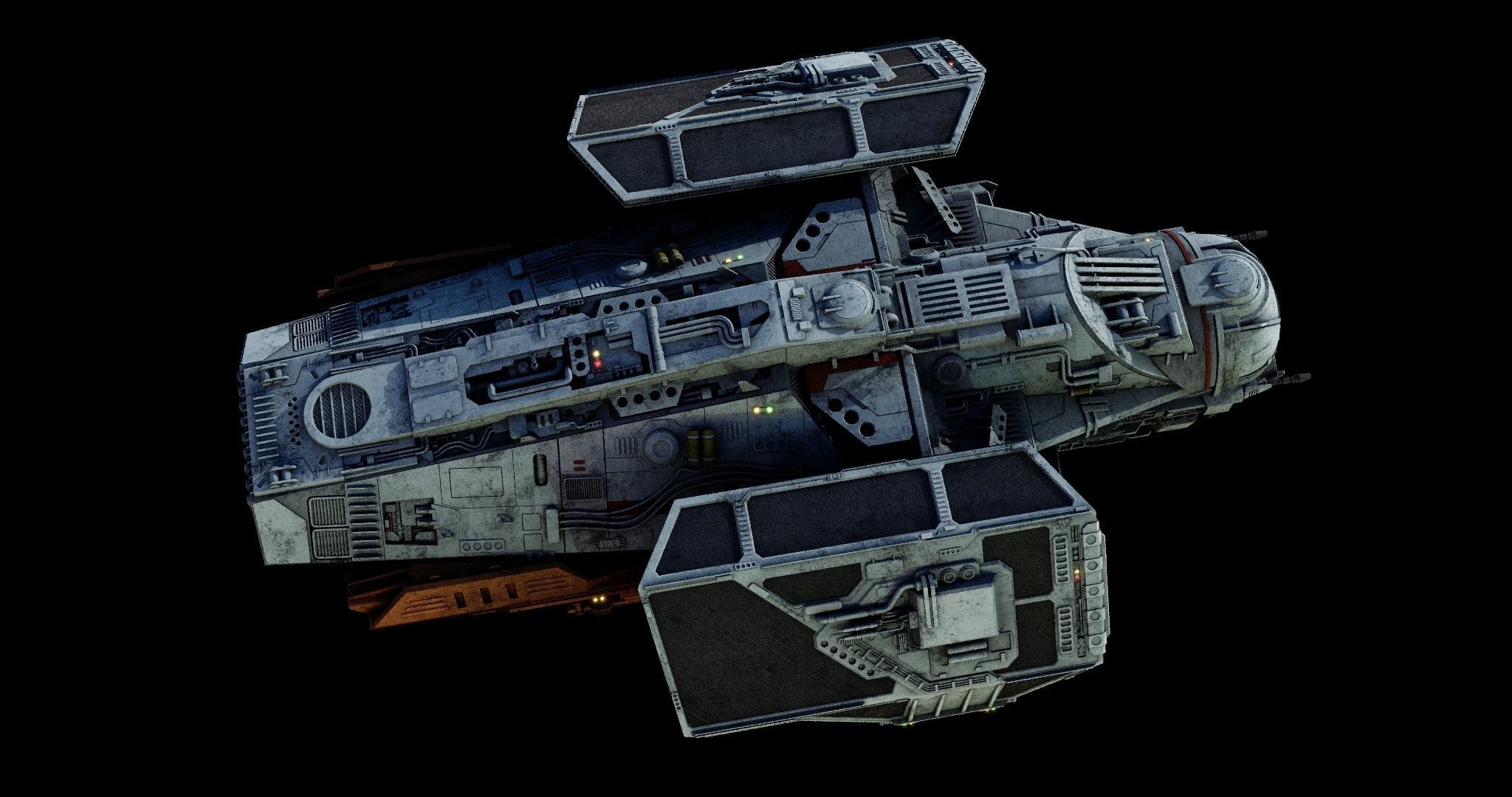 Can cell class Heavy Transport - Star Wars 3D model_9
