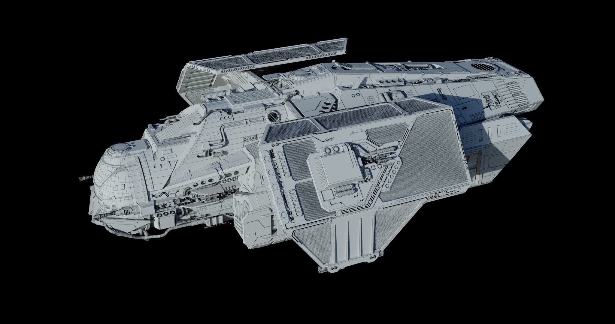 Can cell class Heavy Transport - Star Wars 3D model_16