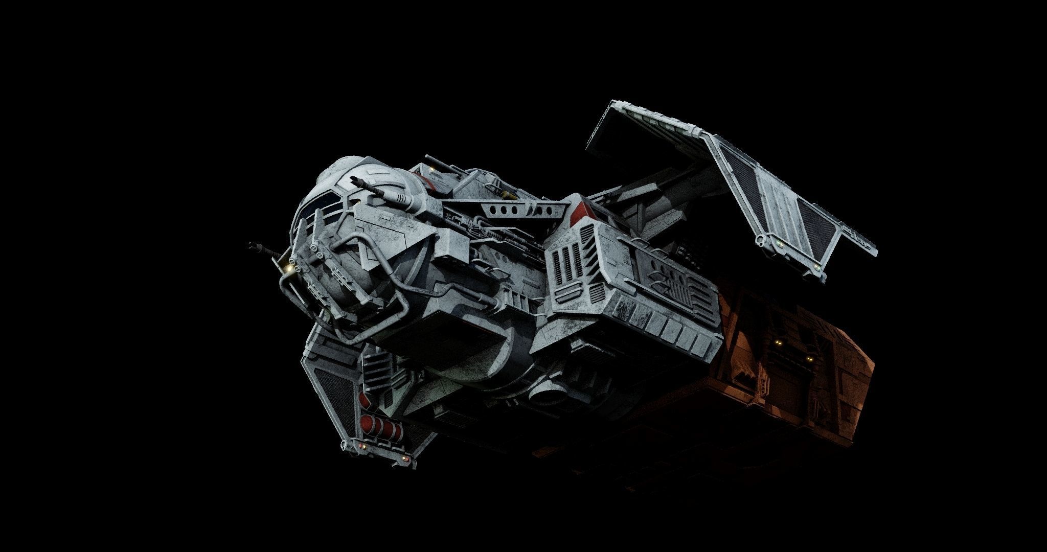 Can cell class Heavy Transport - Star Wars 3D model_3