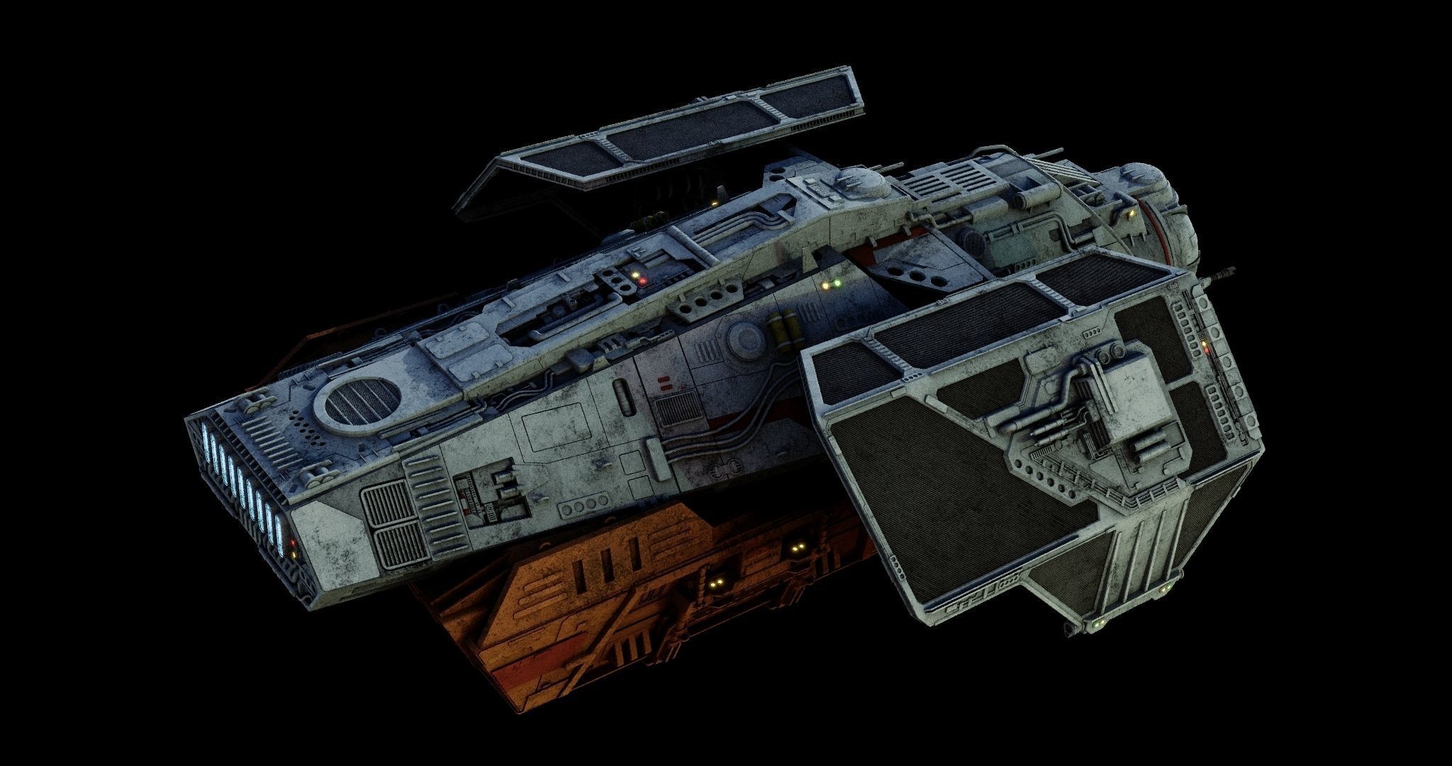 Can cell class Heavy Transport - Star Wars 3D model_8