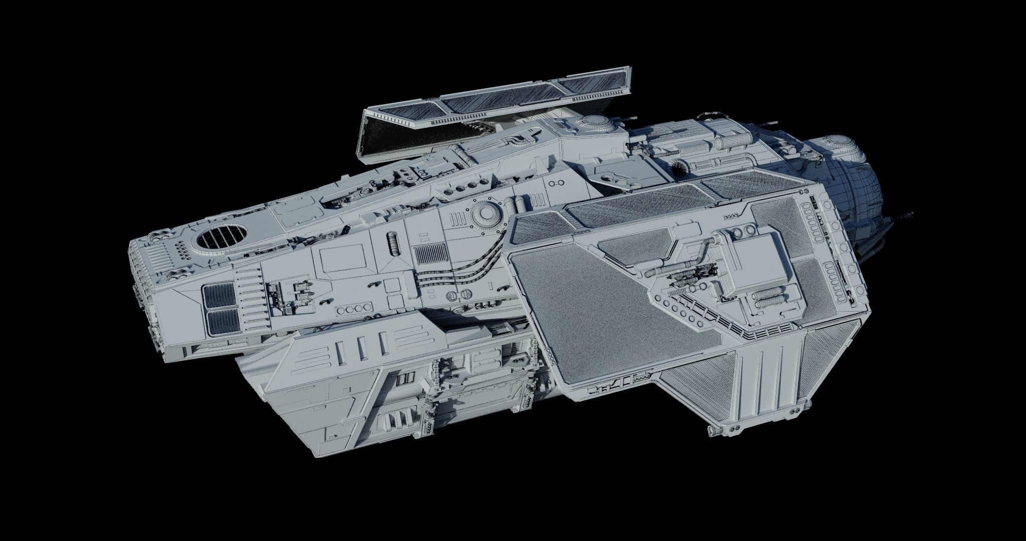 Can cell class Heavy Transport - Star Wars 3D model_17