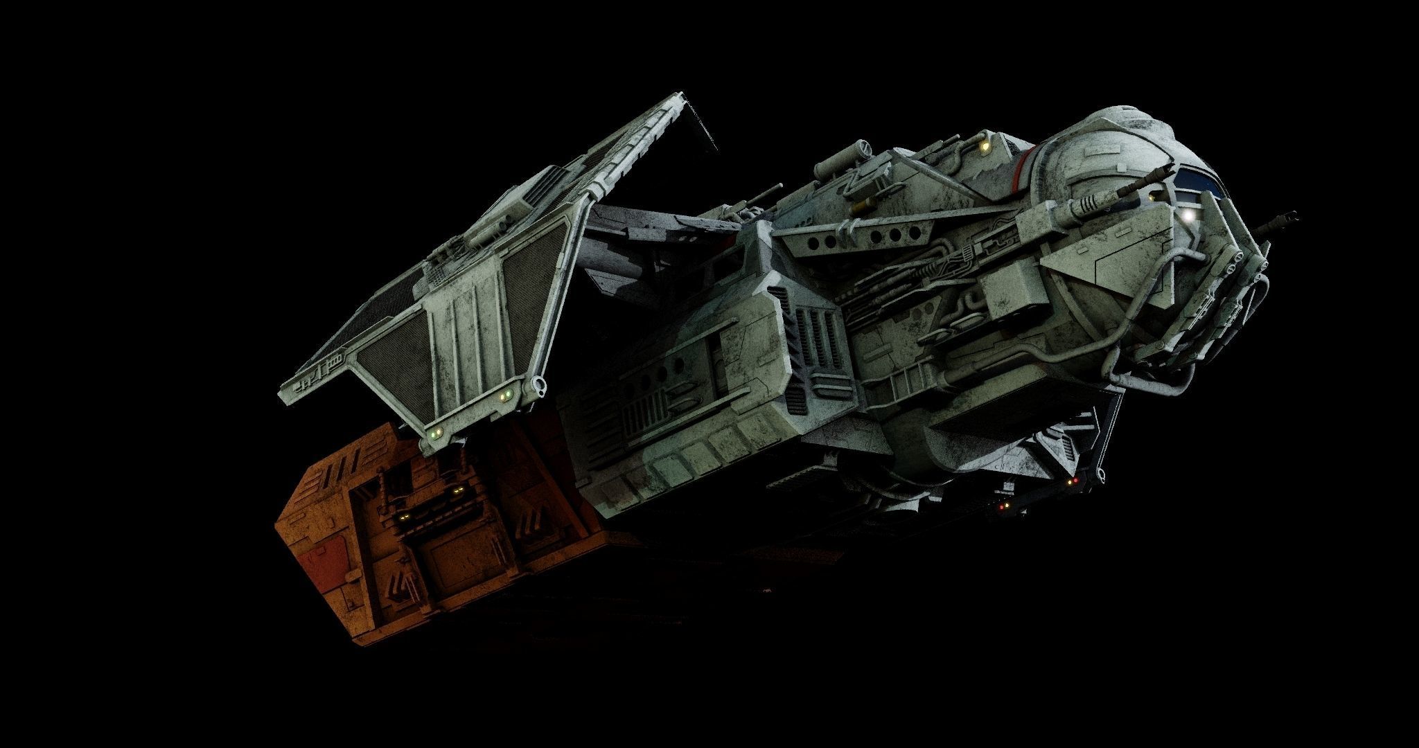 Can cell class Heavy Transport - Star Wars 3D model_11