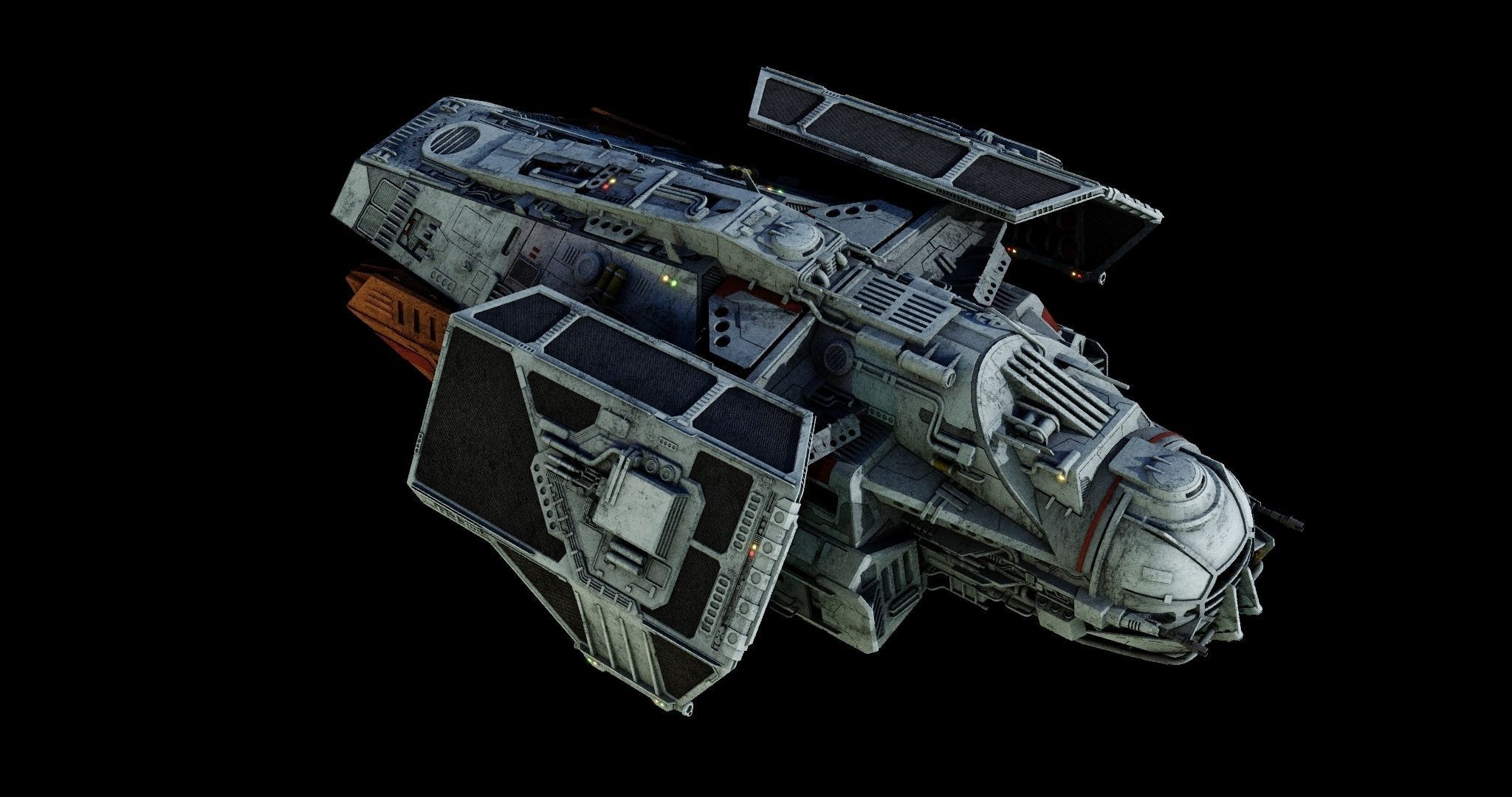 Can cell class Heavy Transport - Star Wars 3D model_10