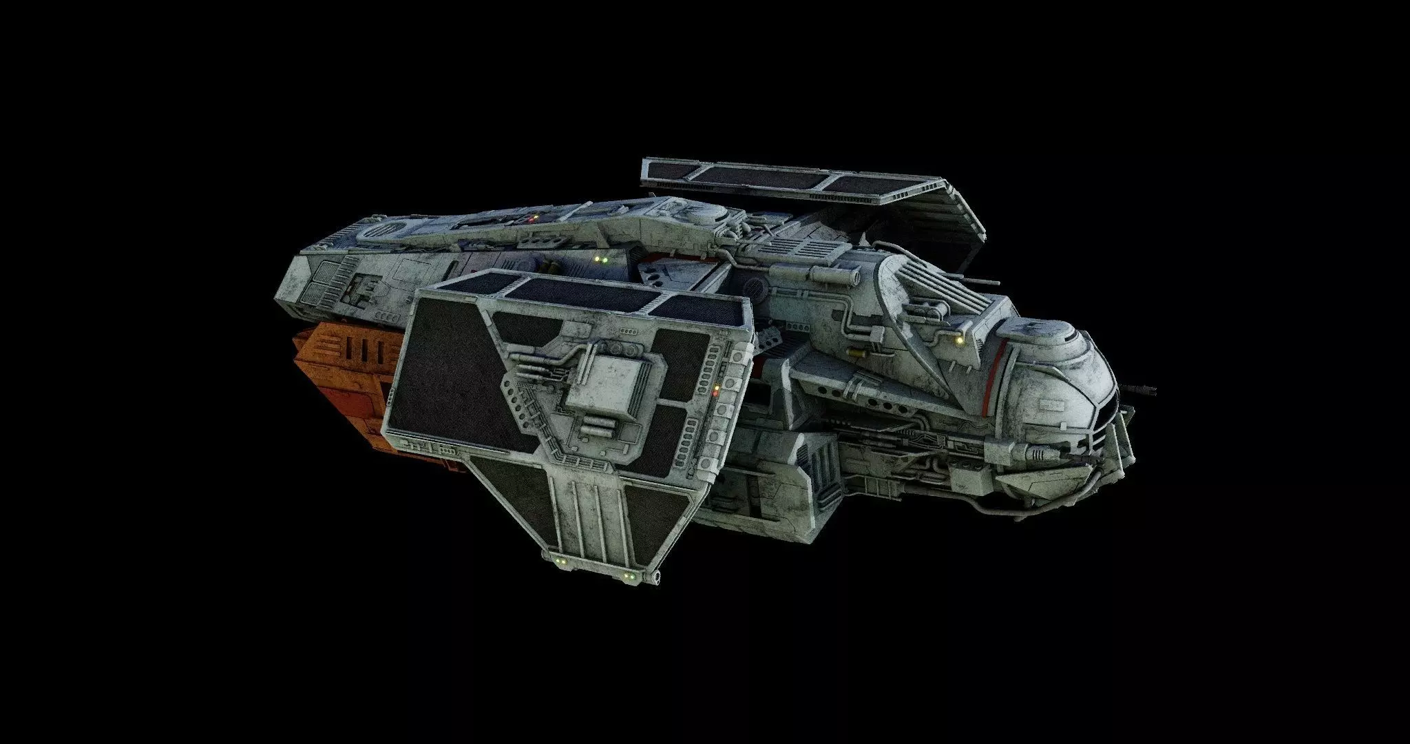 Can cell class Heavy Transport - Star Wars 3D model_0