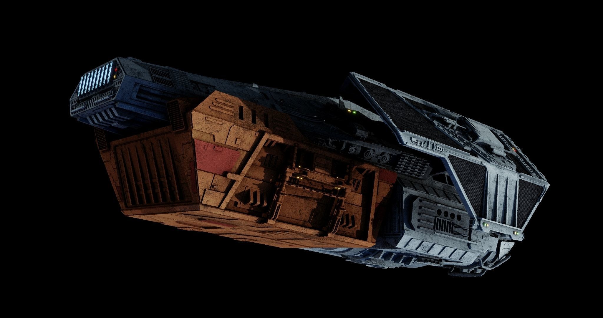 Can cell class Heavy Transport - Star Wars 3D model_12