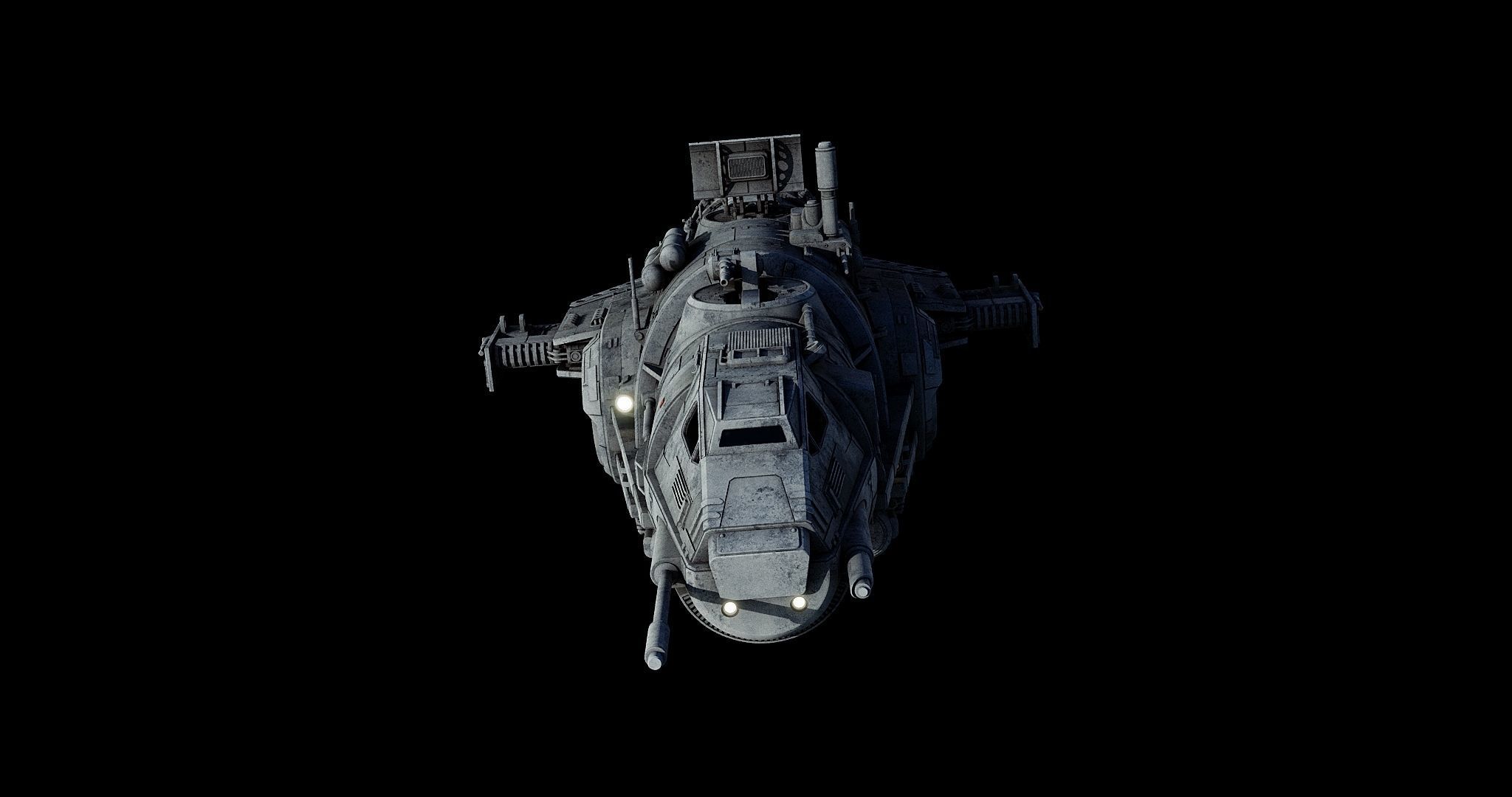 Corellian Torpedo Boat DP8 - Star Wars Low-poly 3D model_1