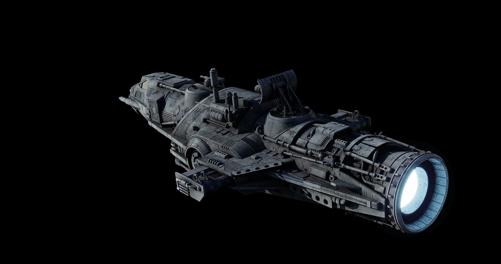 Corellian Torpedo Boat DP8 - Star Wars Low-poly 3D model_4