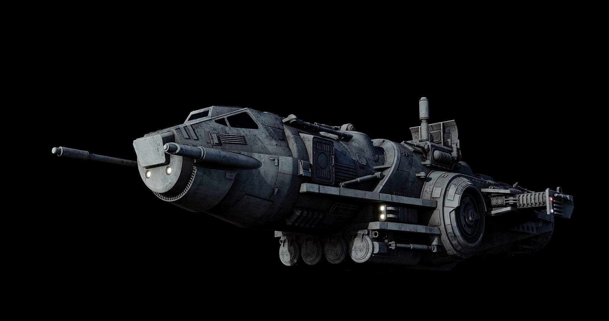 Corellian Torpedo Boat DP8 - Star Wars Low-poly 3D model_2