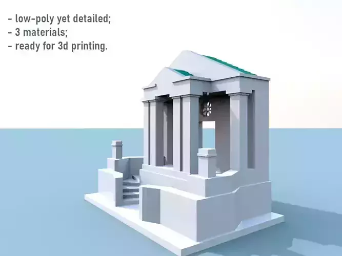 Small Palace Entrance for 3d Art