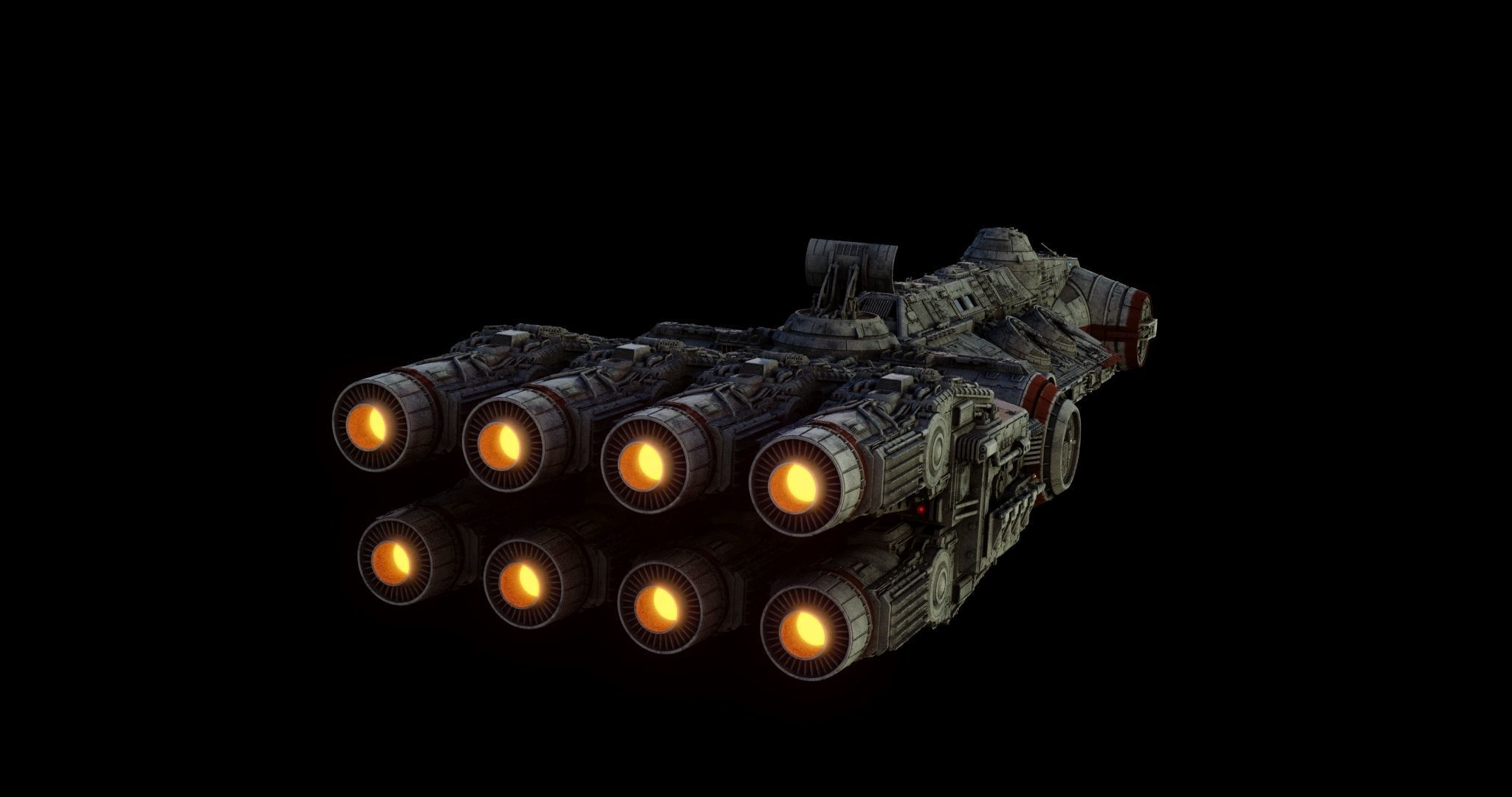 Corvette CR 96 - Star Wars 3D model_12